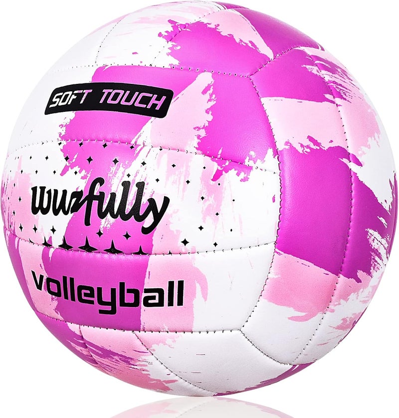 Wuzfully Volleyball Official Size 5,Soft Volleyballs for Backyard Beach Park Play Games Practice Volleyball for Beginner Teenager(Best Gift) - Image 3